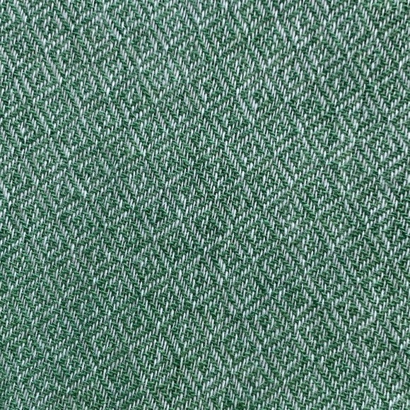 Dream N Art Collection green and white cashmere scarf made in Nepal - Picture 4 of 6